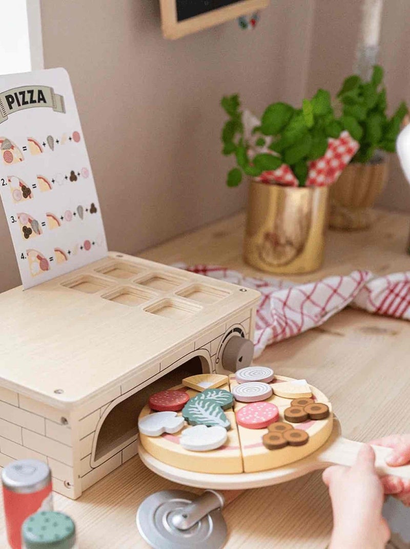 Jabadabado | jouet en bois - four à pizza Gris - Kiabi