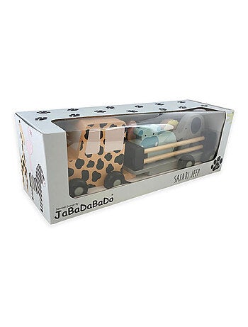 Jabadabado | jouet en bois - grande voiture jeep safari