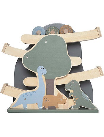 Jabadabado | jouet en bois rampe de course circuit dino