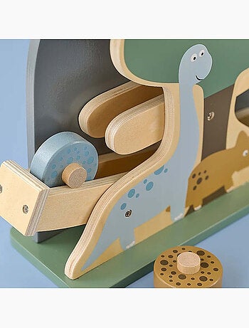 Jabadabado | jouet en bois rampe de course circuit dino