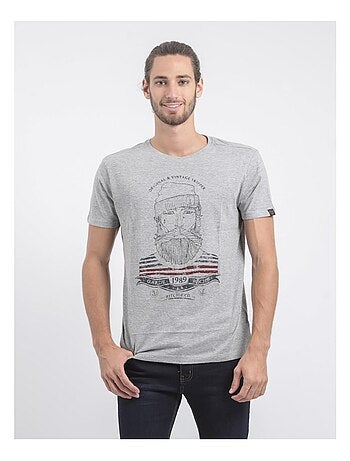 JABRUN T-shirt met korte mouwen, ronde hals en gemaakt van puur katoen