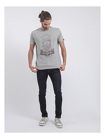 JABRUN T-shirt met korte mouwen, ronde hals en gemaakt van puur katoen