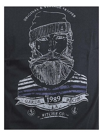 JABRUN T-shirt met korte mouwen, ronde hals en gemaakt van puur katoen