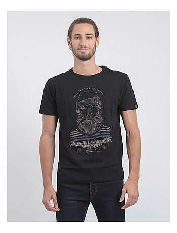 JABRUN T-shirt met korte mouwen, ronde hals en gemaakt van puur katoen