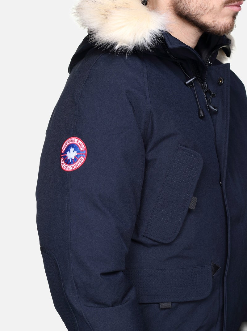 Jack met capuchon - paragoose Donkerblauw - Kiabi
