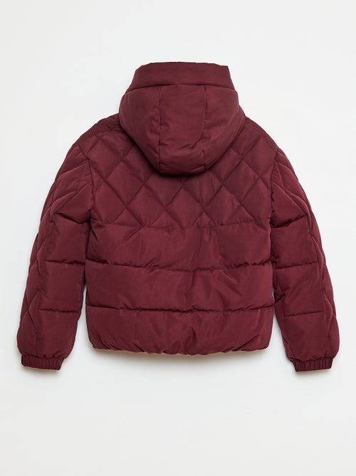 Jack met capuchon met fleecevoering - Kiabi