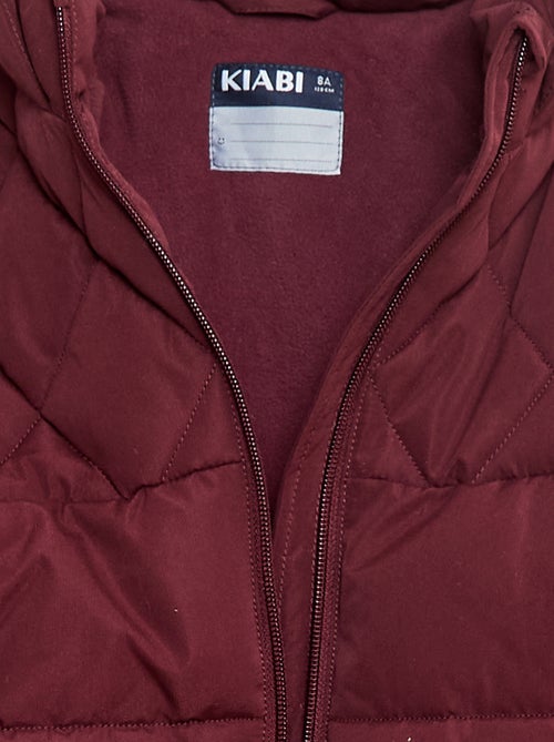 Jack met capuchon met fleecevoering - Kiabi