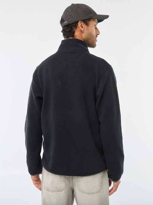 Jack met schapenvachteffect en contrasterend zakje 'JJrebel' - Kiabi