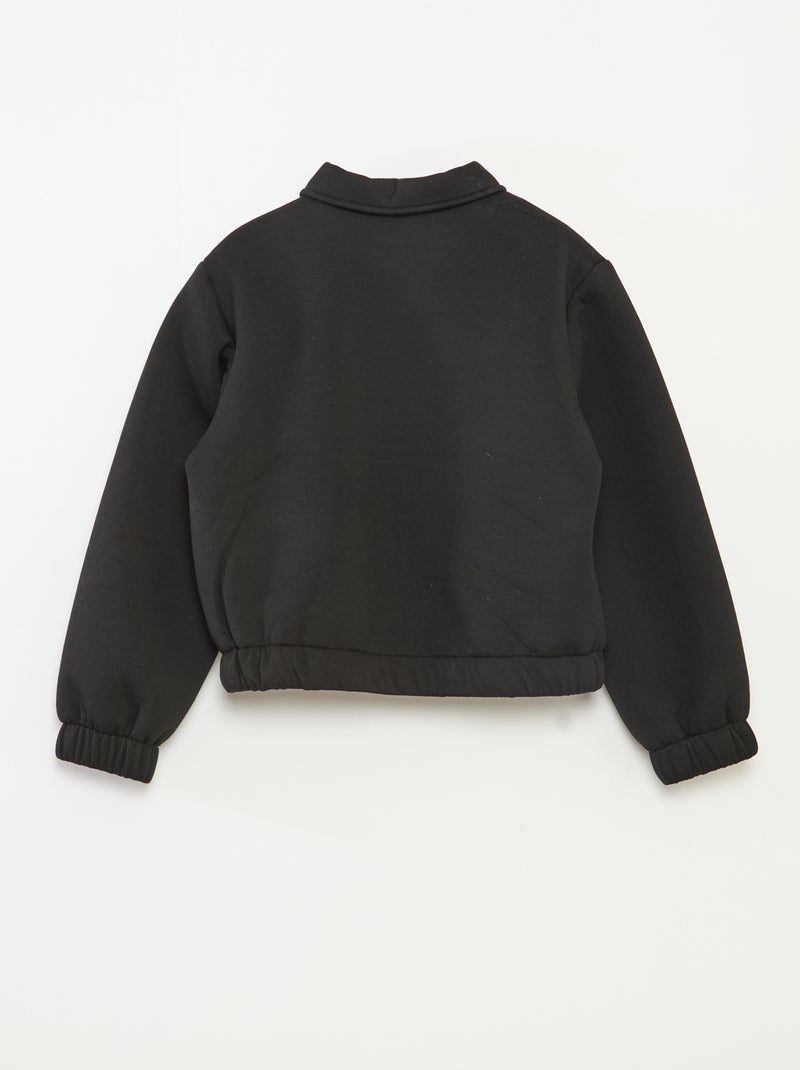 Jack van milanotricot met elastische zoom zwart - Kiabi