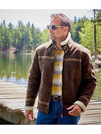 Jack van suèdine en sherpa Bombardier - ATLAS FOR MEN