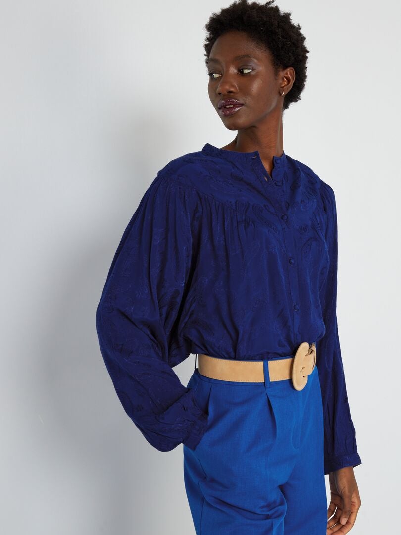 Corduroy best sale blouse blauw