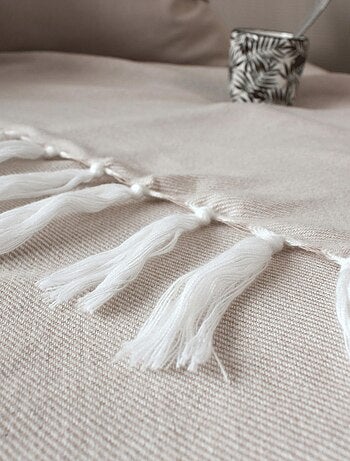 Jacquard deken