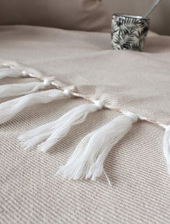 Jacquard deken