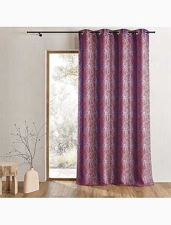 Jacquard-gordijn met etnische motieven