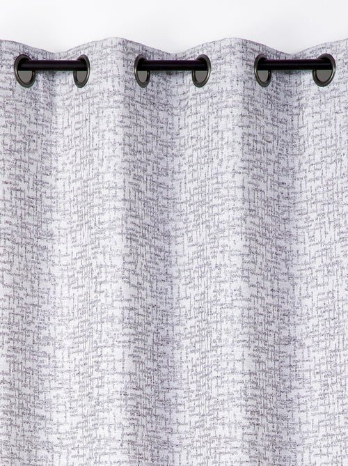 Jacquard gordijn met ringen en tweedlook - Kiabi Jacquard gordijn met ringen en tweedlook - Kiabi
