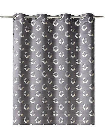 Jacquard-lichtdoorlatend gordijn met rozetmotieven