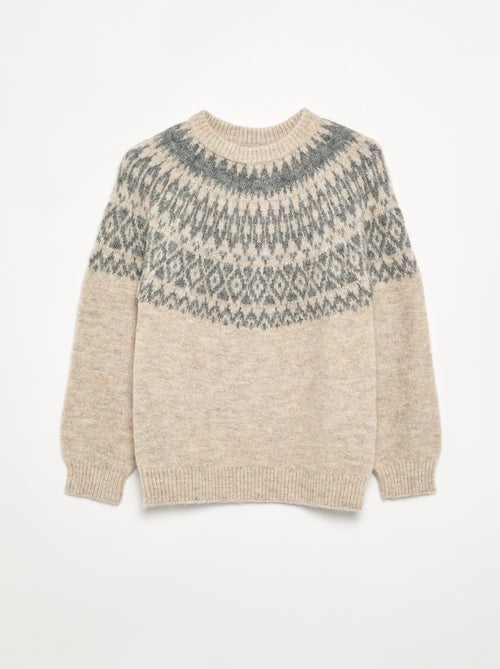 Jacquard trui - Kiabi