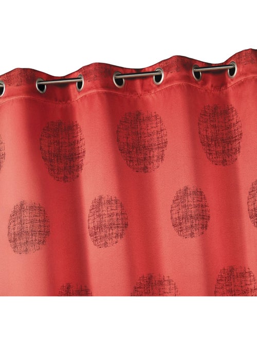 Jacquardgordijn met gemêleerde ronde motieven - Kiabi Jacquardgordijn met gemêleerde ronde motieven - Kiabi