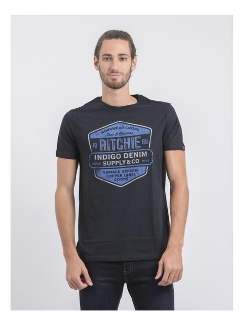 JAGNY puur katoenen T-shirt met ronde hals - Kiabi