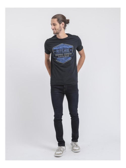 JAGNY puur katoenen T-shirt met ronde hals - Kiabi