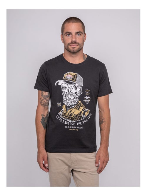 Jaguar bedrukt t-shirt met korte mouwen - Kiabi Jaguar bedrukt t-shirt met korte mouwen - Kiabi