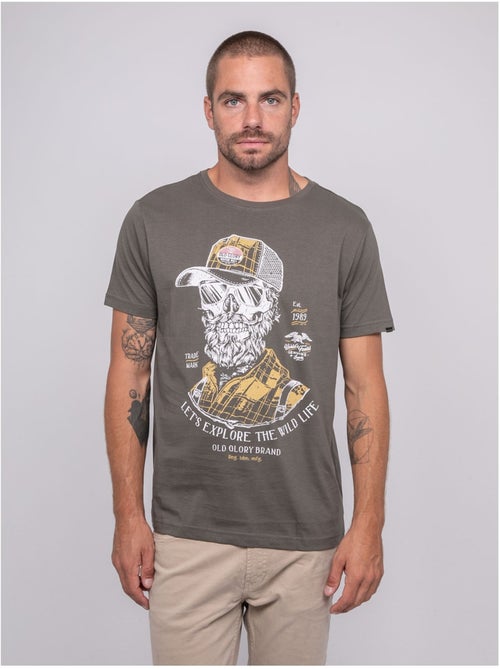 Jaguar bedrukt t-shirt met korte mouwen - Kiabi Jaguar bedrukt t-shirt met korte mouwen - Kiabi