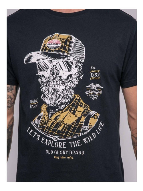 Jaguar bedrukt t-shirt met korte mouwen - Kiabi Jaguar bedrukt t-shirt met korte mouwen - Kiabi
