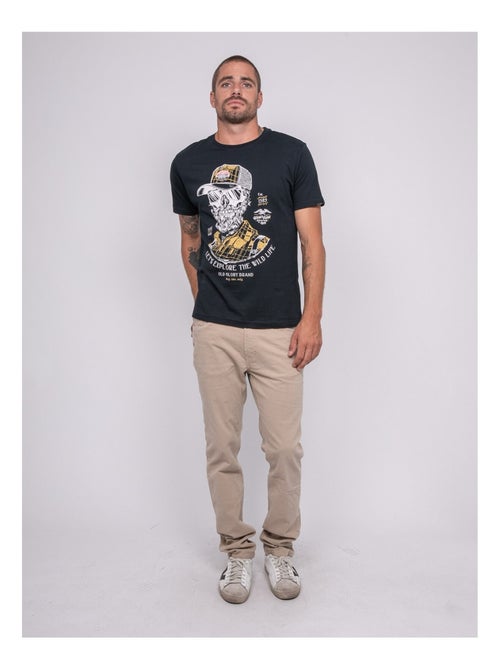 Jaguar bedrukt t-shirt met korte mouwen - Kiabi Jaguar bedrukt t-shirt met korte mouwen - Kiabi