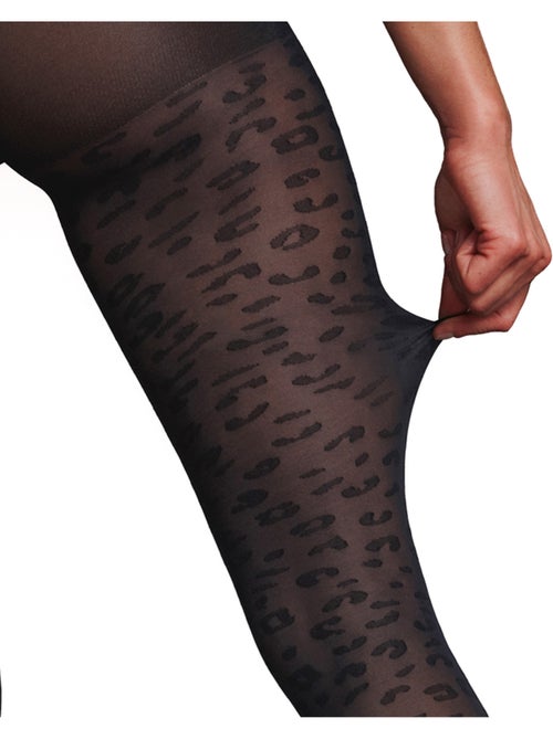 Jaguar fantasie panty 20 denier zwart - Kiabi Jaguar fantasie panty 20 denier zwart - Kiabi