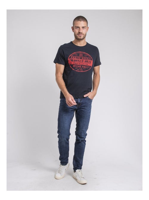 Jakota t-shirt met ronde hals van puur katoen - Kiabi Jakota t-shirt met ronde hals van puur katoen - Kiabi