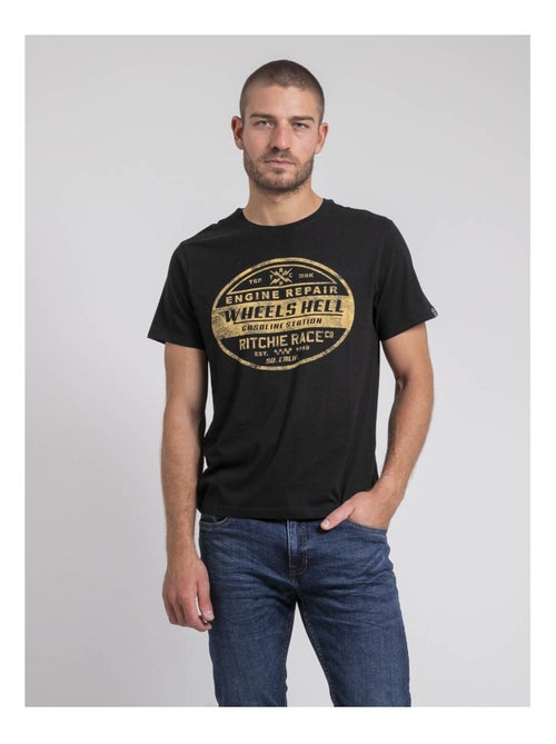 Jakota t-shirt met ronde hals van puur katoen - Kiabi Jakota t-shirt met ronde hals van puur katoen - Kiabi
