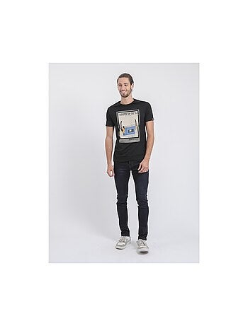 JALSONIC T-shirt met korte mouwen, ronde hals en gemaakt van puur katoen