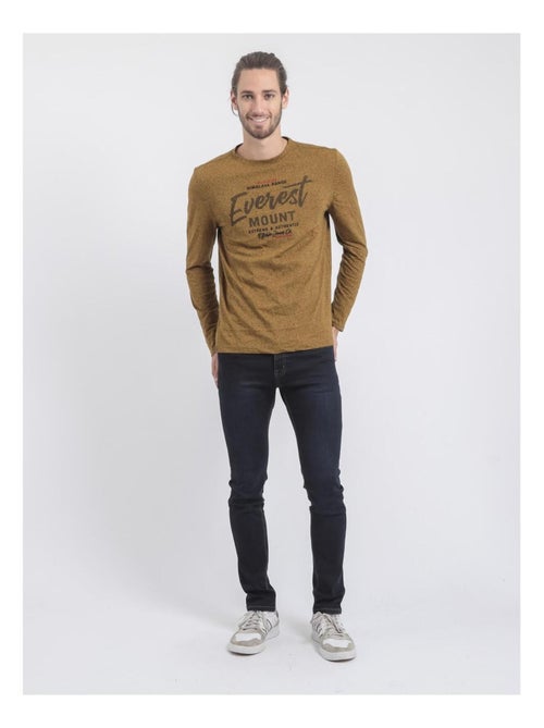 JAMACLOU T-shirt met lange mouwen en ronde hals van puur katoen - Kiabi