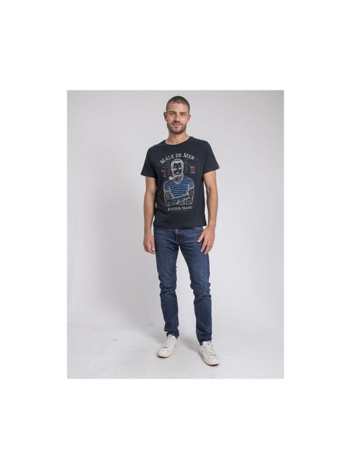 Jamekong puur katoenen t-shirt met ronde hals - Kiabi