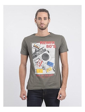 JAMIX T-shirt met korte mouwen, ronde hals en gemaakt van puur katoen