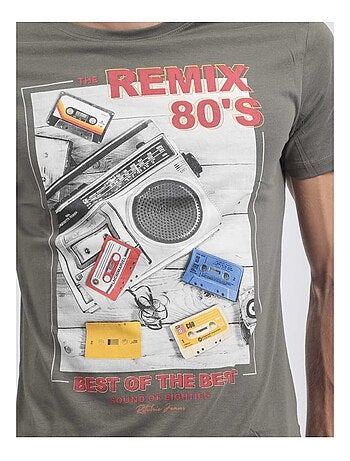 JAMIX T-shirt met korte mouwen, ronde hals en gemaakt van puur katoen
