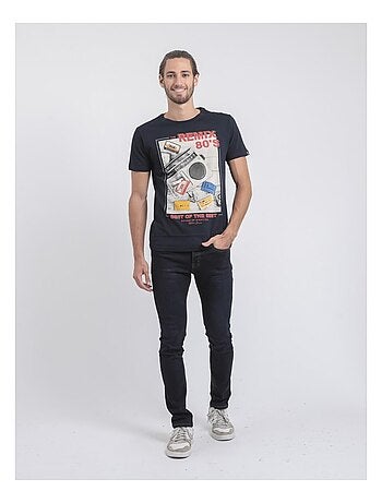 JAMIX T-shirt met korte mouwen, ronde hals en gemaakt van puur katoen