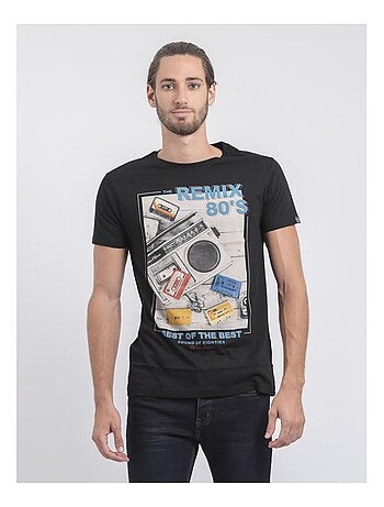 JAMIX T-shirt met korte mouwen, ronde hals en gemaakt van puur katoen
