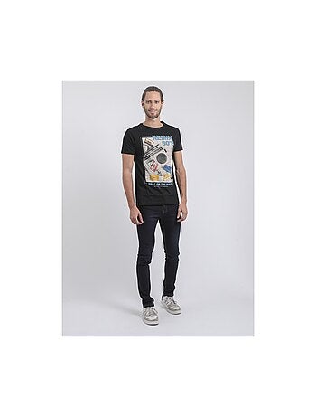 JAMIX T-shirt met korte mouwen, ronde hals en gemaakt van puur katoen