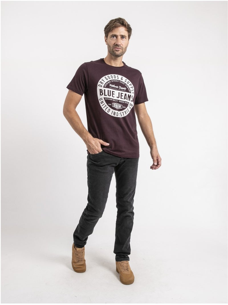 Jamonix t-shirt met korte mouwen van puur katoen Paars - Kiabi