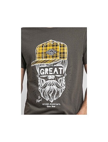 Jamyth t-shirt met ronde hals van puur katoen