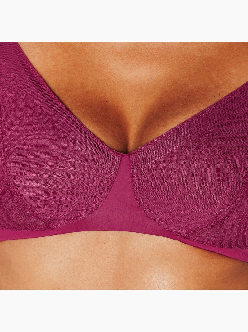 Janice beha zonder beugel multikleur rood Paars - Kiabi