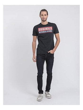 JANVILLE T-shirt met korte mouwen, ronde hals en gemaakt van puur katoen
