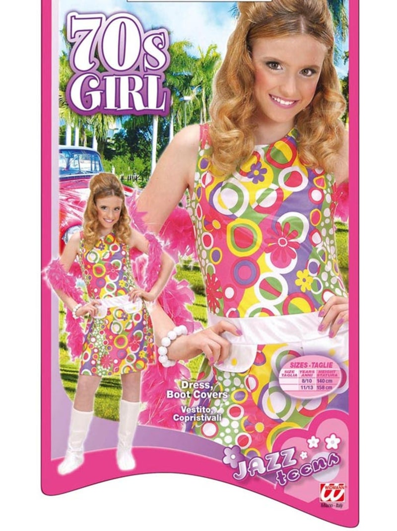 Jaren 70 Jazz Girl Kostuum Multicolor - Kiabi