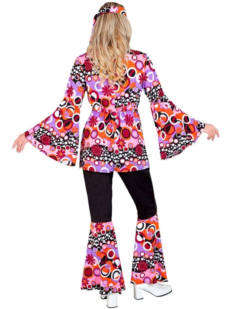 Jaren 70 kostuum met wijde pijpen en bubbels Multicolor - Kiabi