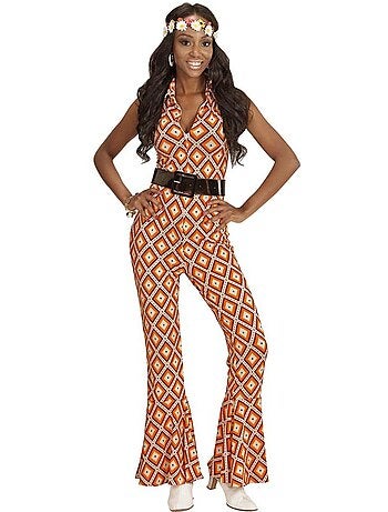 Jaren 70 kostuum Rhombosen jumpsuit