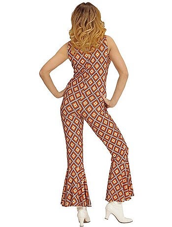 Jaren 70 kostuum Rhombosen jumpsuit