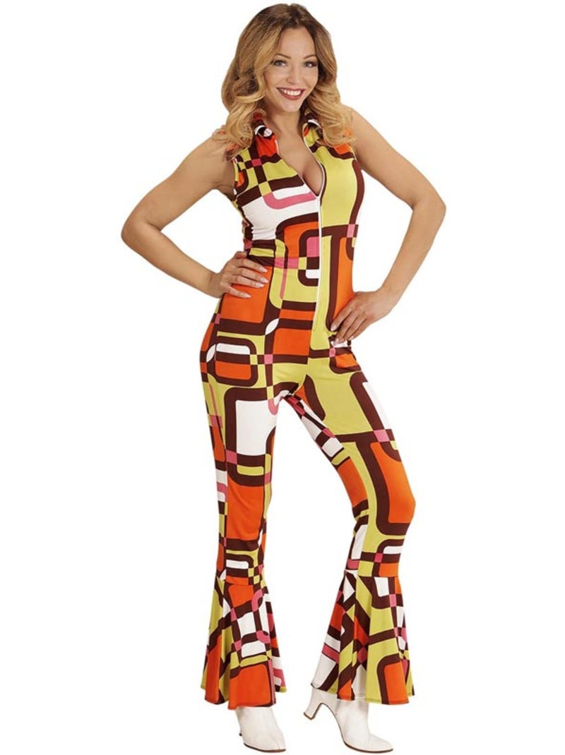 Jaren 70 kostuum: Tubes in een jumpsuit Multicolor - Kiabi