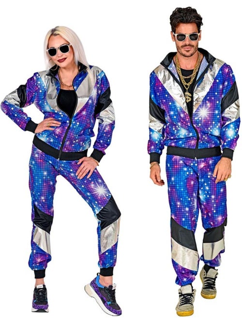 Jaren 80 Disco Glitter Trainingspak Kostuum - Kiabi