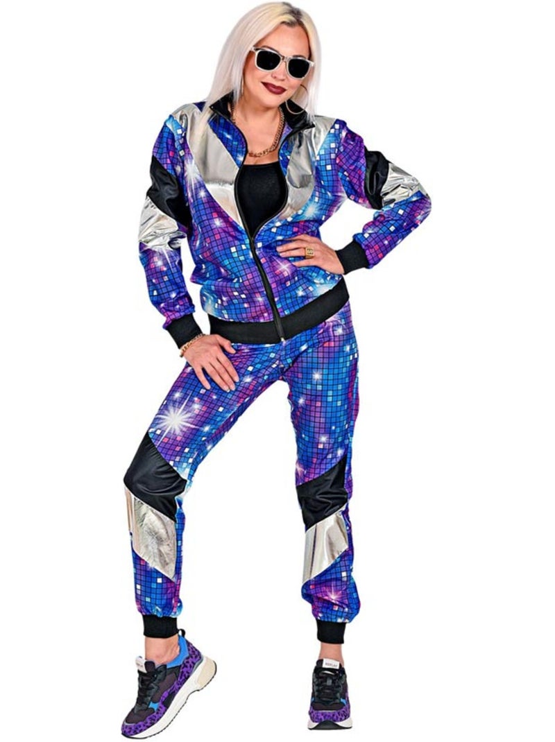 Jaren 80 Disco Glitter Trainingspak Kostuum Multicolor - Kiabi